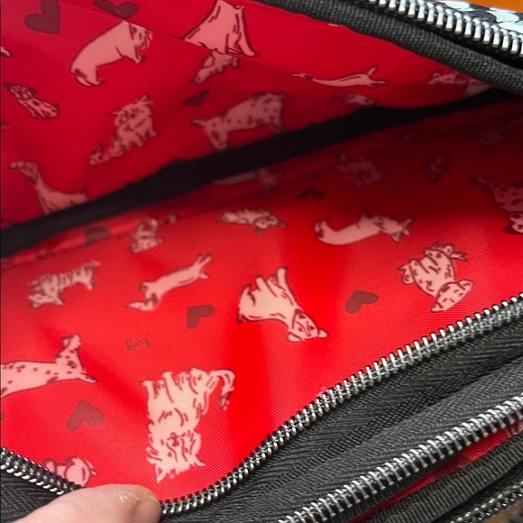 NWT Lug Coupe XL Crossbody | Black & White Houndstooth - Picture 9 of 9